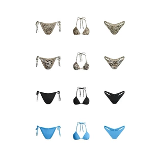 КИМС Кардашиан SIGANTURESWIMBIKINI топ сексуальный раздельный купальник леопард принт