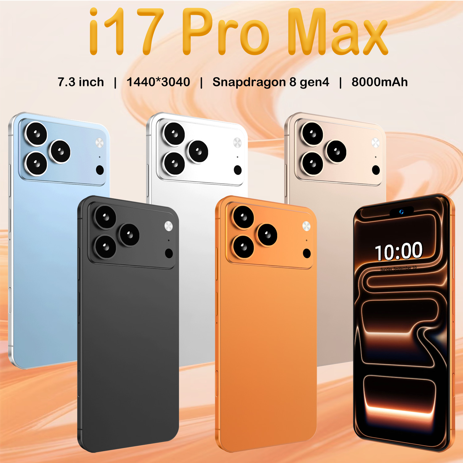 Cugo クロスボーダー スマートフォン i17 Pro Max True 4G