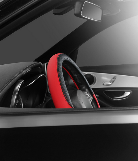 Car steering wheel cover summer ultra-thin breathable perforated non-slip sweat-absorbent steering wheel cover handle cover for all seasons