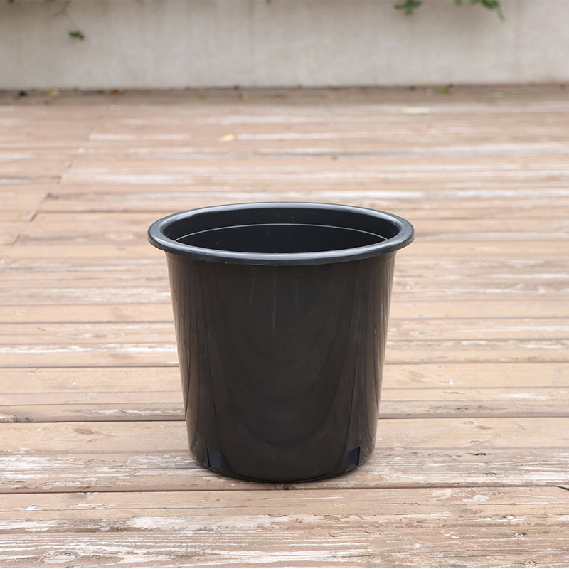 Manufactor Direct supply 3 Gallon pots circular thickening resin Nursery plant black Plastic 3 Gallon pots wholesale