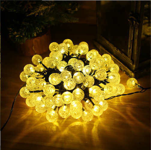 Solar Bubble Ball String Lights