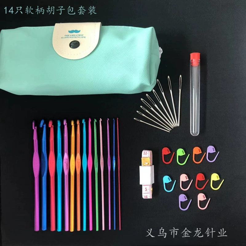 Amazon вязаный крючком костюм 14 высококачественный вязаный крючком костюм с мягкой ручкой ручной работы вязаный крючком костюм