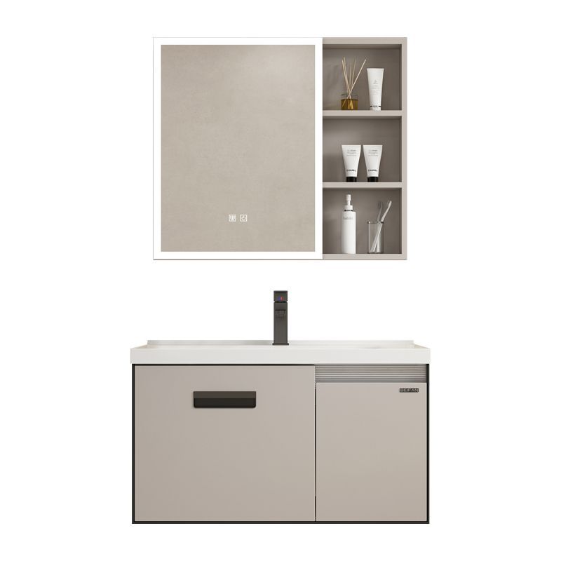 Panal de aluminio gabinete de baño combinación de baño lavabo integrado cerámica lavabo gabinete hogar lavabo