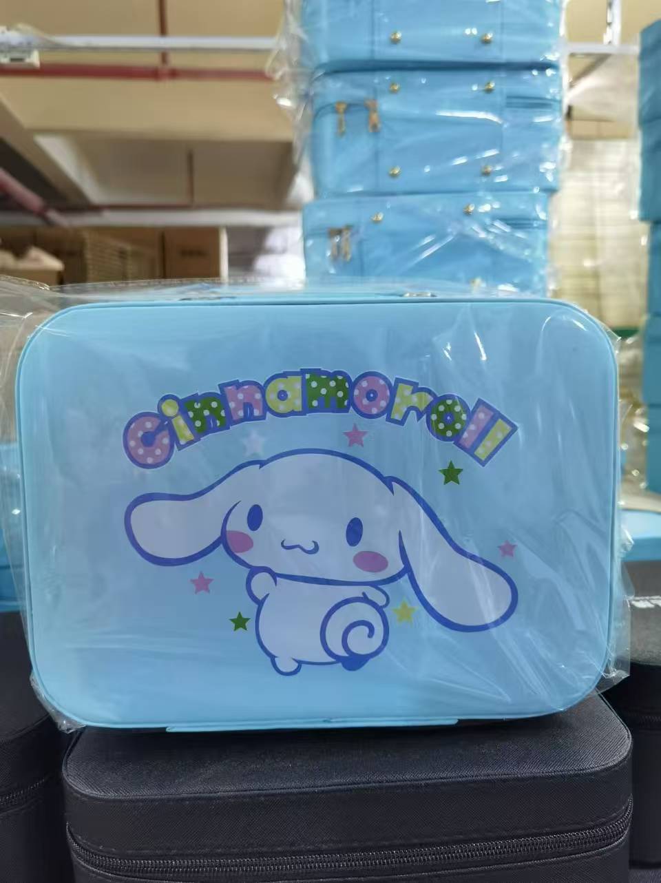 Blue cinnamon dog 2 small mirror