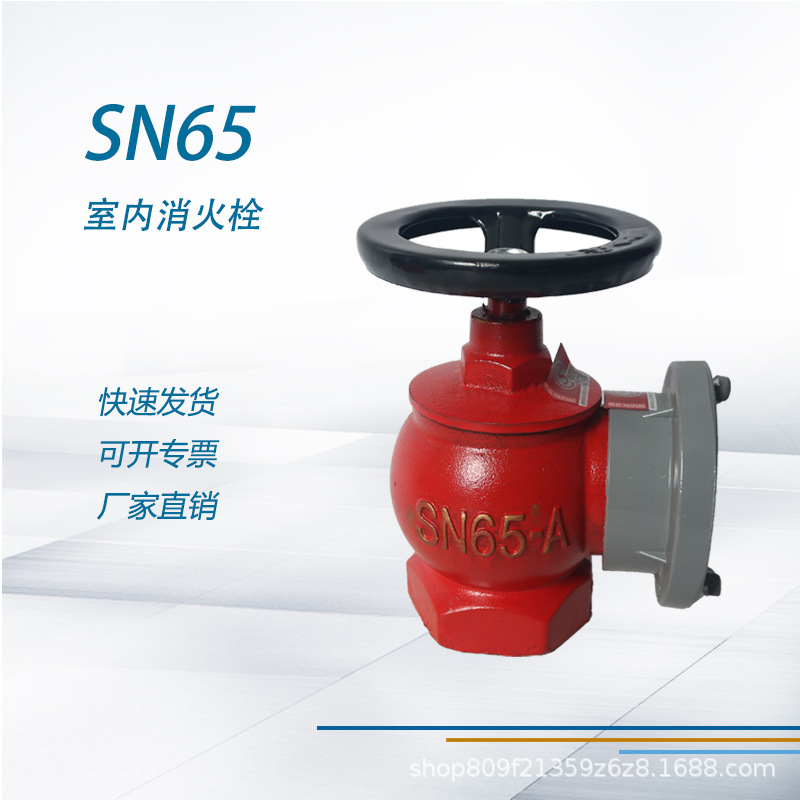室内消火栓SN65旋转栓减压稳压栓2.5寸水带阀门DN65消防水龙头