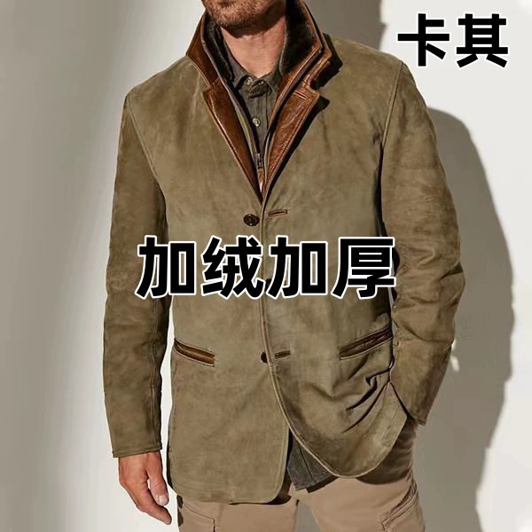 Трансграничная внешняя торговля, осенне-зимняя ветровка, мужское пальто, модная модная шерстяная верхняя одежда средней длины с драконом и фениксом, шерстяное пальто