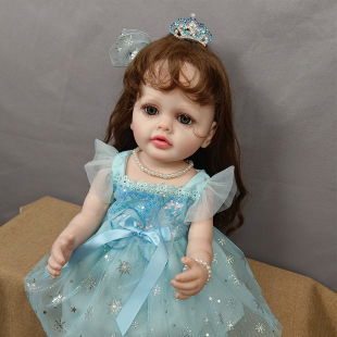 Reborn Doll Baby Hair Elsa Princess Gift Box Douyin Foreign Trade Doll Cross-Border Dropshipping Doll Creative
