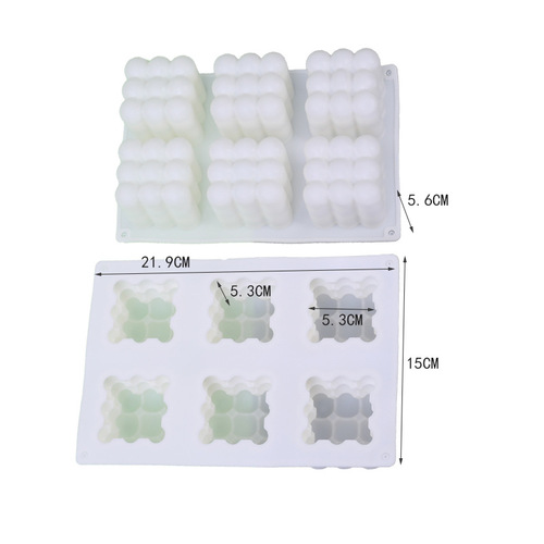 6-in-1 3D Silicone Mold Large Magic Ball Cake Mold DIY Aromatherapy Candle Baking Mold Wholesale