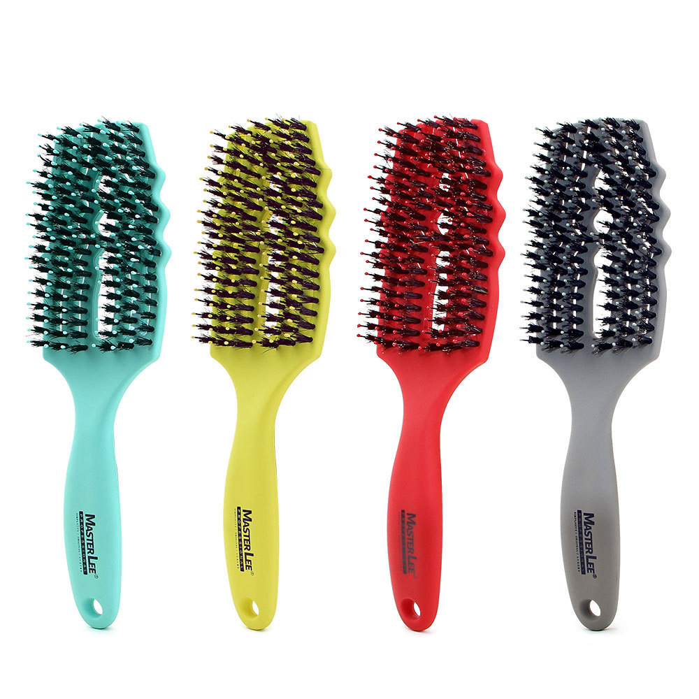 1号马斯特里跨境排骨梳六爪梳镂空弧形家用美发顺发按摩梳子批发|ms