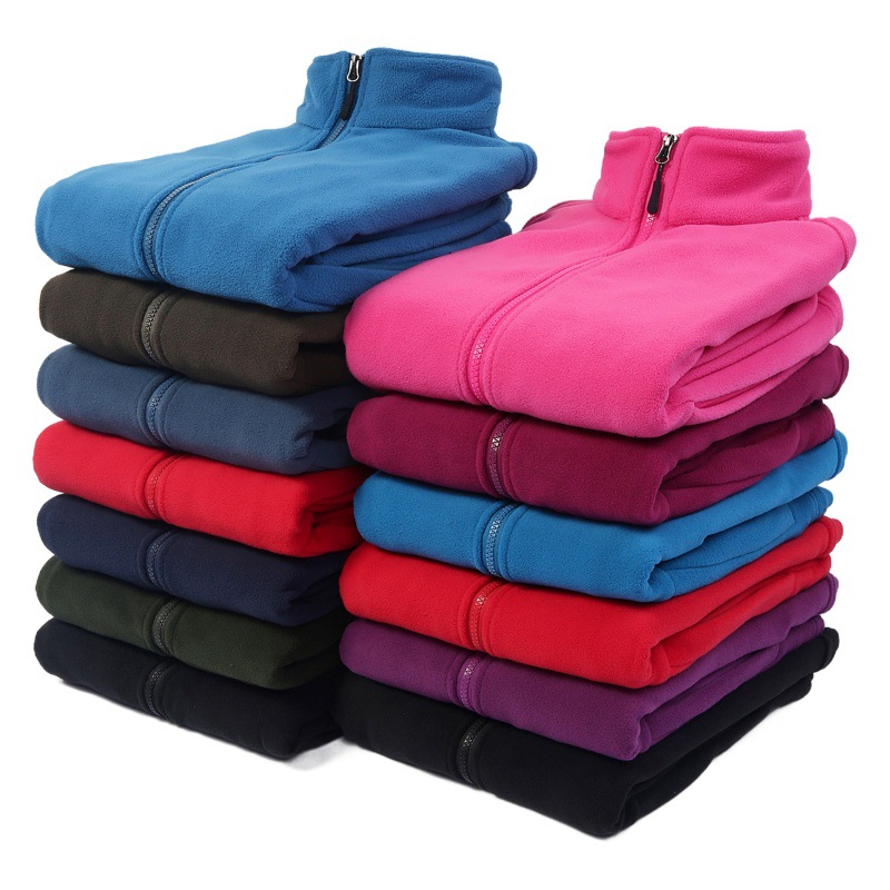 Autumn and winter outdoor couple's fleece jacket men's and women's polar fleece jacket thickened warm jacket liner