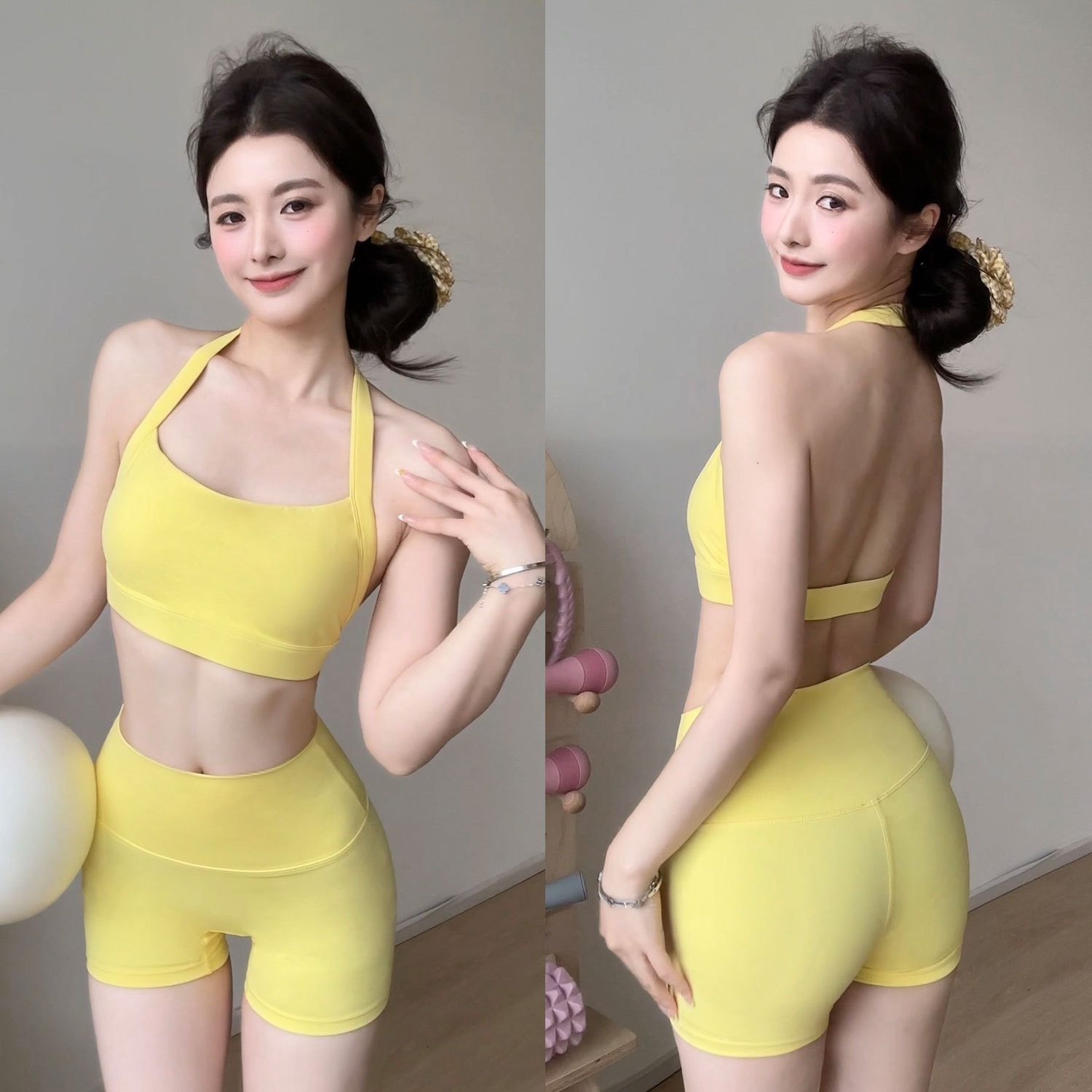 노란색 (B컵 브래지어)