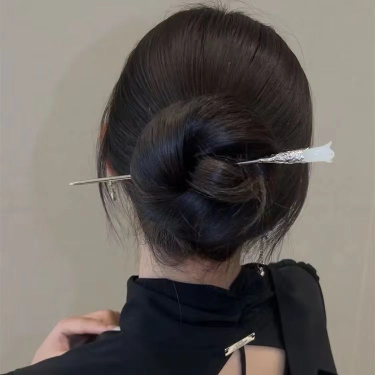 Magnolia ultra inmortal pinzas de pelo chinas modernas y simples para niños de alto nivel chinés cheongsam accesorios placas de cabello pinzas de pelo tocado