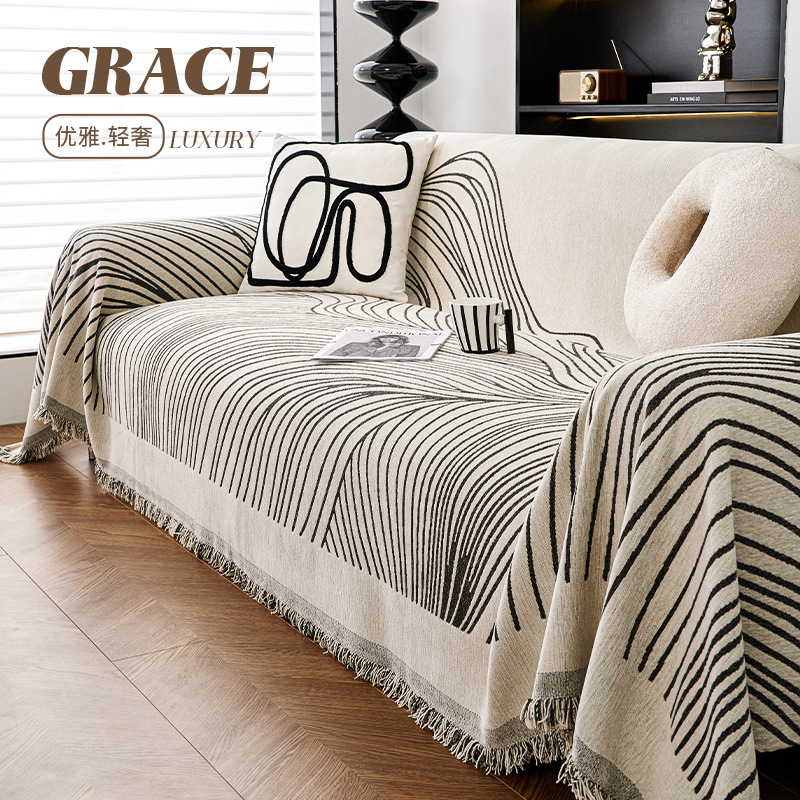 Schneider toallas de sofá cubierta manta completa 2024 nuevo cojín popular cuatro estaciones cojín de sofá universal cubierta recta