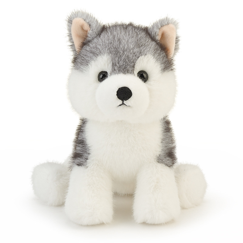 Nuevo cachorro de simulación de juguetes de peluche perros obedientes muñecas de Highlands occidentales muñecas de muñecas