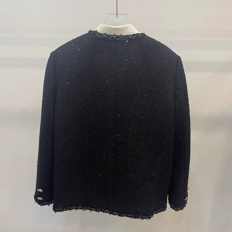 Весенняя куртка, тренд сезона, городской стиль, стиль Chanel, круглый воротник