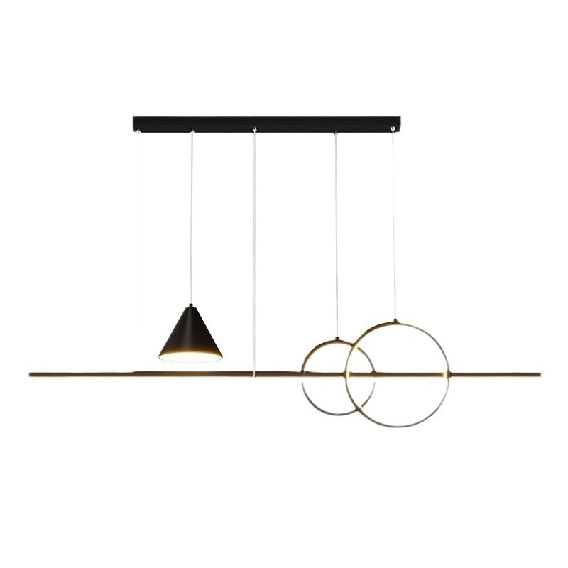 Lámparas de comedor Zhongshan lámparas de lujo moderno y simple atmósfera nórdica de la casa sala de estar barra de mesa de comedor lámpara de mesa