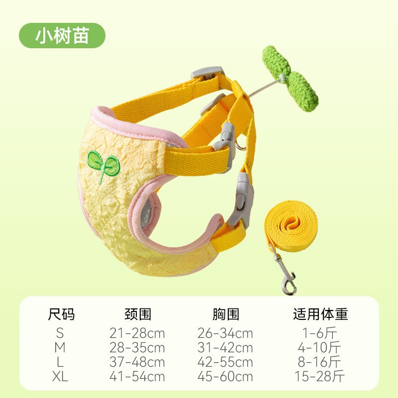 Nueva correa para el pecho de salida para perros, correa de remolque, perro pequeño y mediano, gato de peluche, cuerda para perros, cuerda para mascotas, suministros para perros