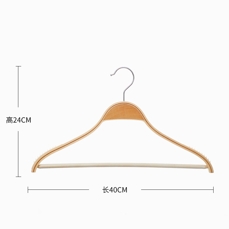 막대가 달린 여성용 40cm 옷걸이 (페인트 포함)