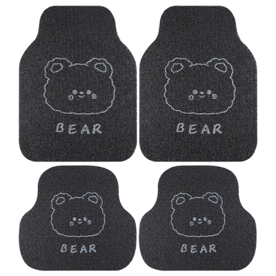 mat universal non-slip easy-to-care mat: Universal Foot Pad - wave-bear-front-foot-pad-a-pair-rear-foot-pad-a-pair