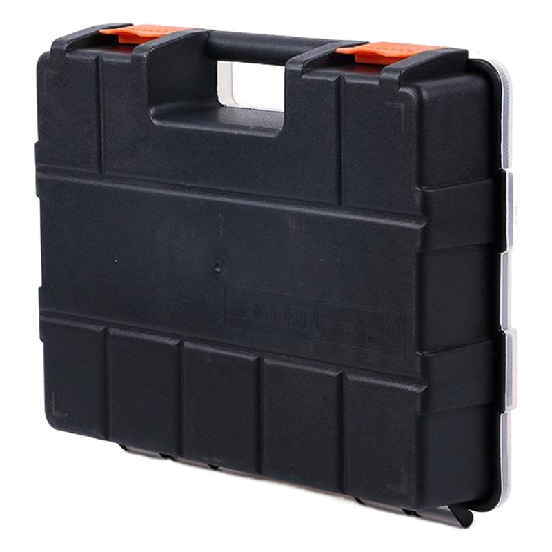 Caja de herramientas de hardware de caja de tornillo de almacenamiento de piezas de rejilla de múltiples herramientas con material de tapa Caja de herramientas de compartimento portátil