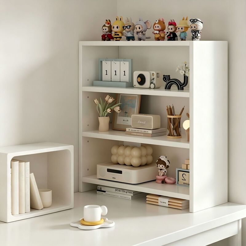 Desk Pegboard Storage Rack Study Desk Iron Art Multi-Layer Storage Rack Hardware Shelf Student Desktop Organizer Bookshelf