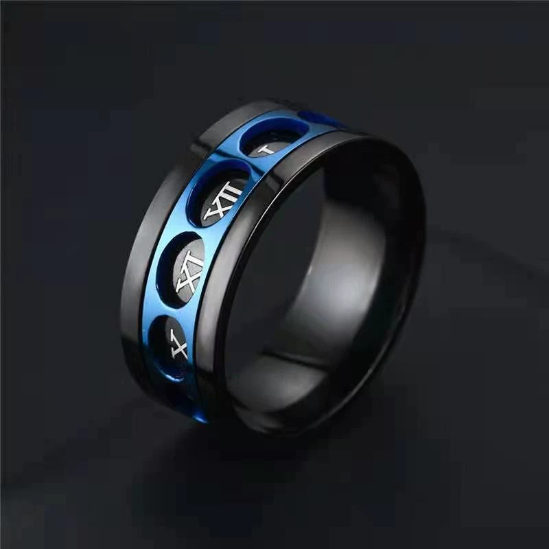 Ring stainless steel for beloved, accessory, European style, for import, wholesale