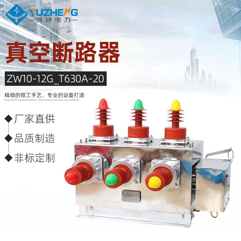 厂家供应ZW10-12G/T630A-20真空断路器12KV户外高压双电源带隔离