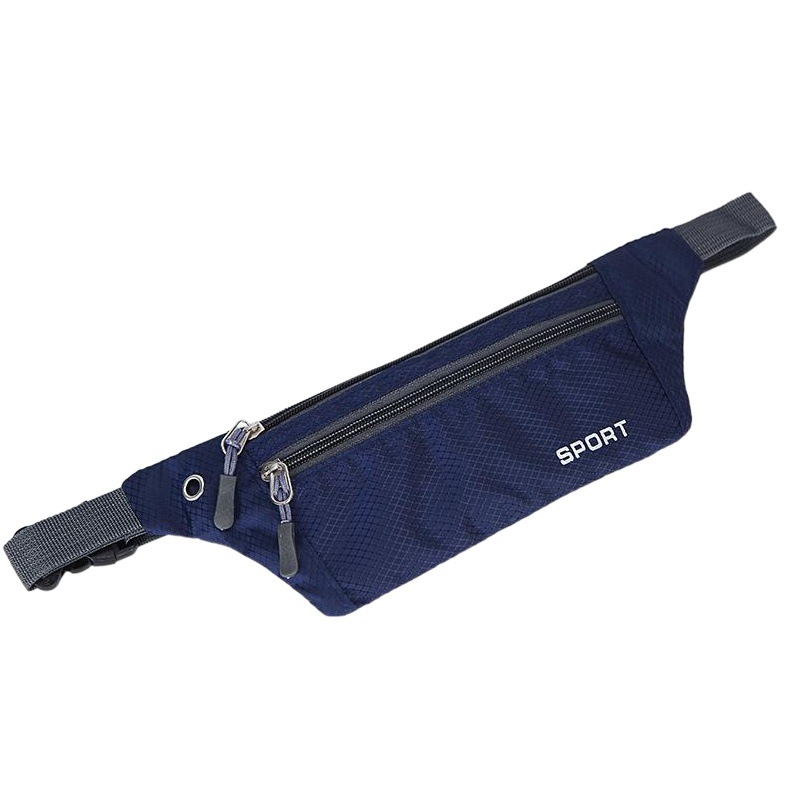 Ultra-thin Multi-functional Running Waist Bag Men's Sports Outdoor Diamond-shaped Lattice Women's Travel Invisible Waterproof Waist Bag