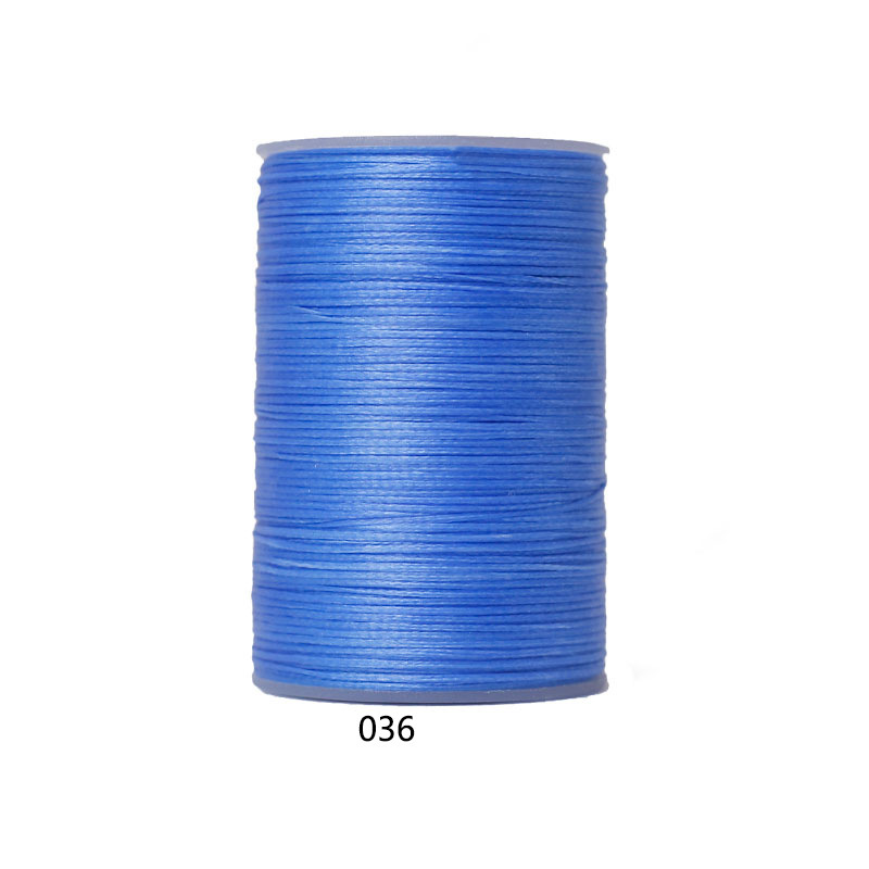 フラットワックス糸卸売 0.5 ミリメートル 12 ストランド 72m 手縫い DIY 革編組ロープ馬糸ミシン糸ポリエステルワックス糸|undefined
