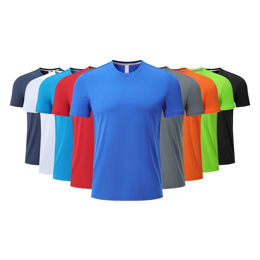 Deportes casuales Camiseta de manga corta hombres transfronterizos verano ropa de secado rápido al aire libre correr baloncesto entrenamiento ropa de entrenamiento top image 1