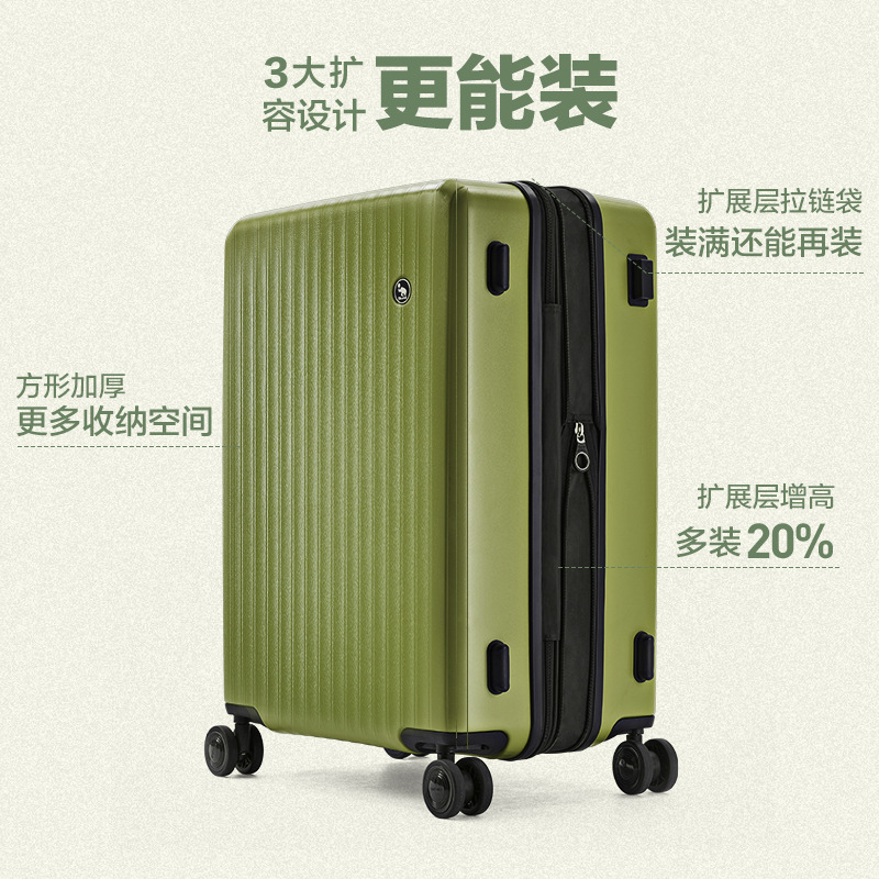Aihua 숙녀 20 인치 트롤리 케이스 확장 가방 성인 트롤리 케이스 유니버설 휠 보딩 케이스