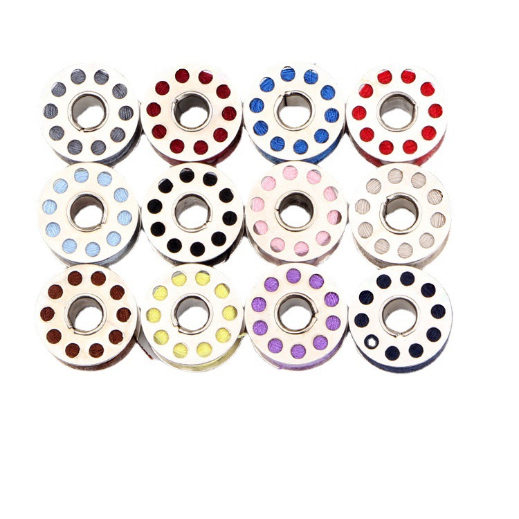 Máquina para el hogar pasada de moda con cable, pedal de lanzadera, bobina de núcleo de alambre de hierro de color universal para el hogar