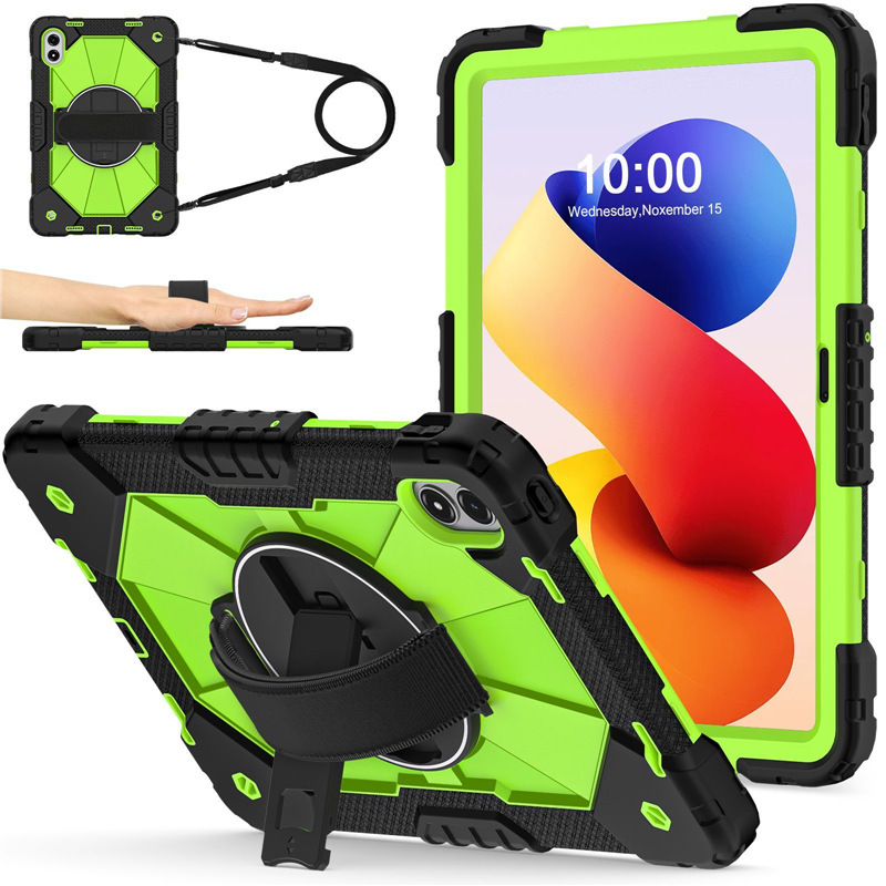 Cross-Border Applicable Redmi Pad 2 Pro 12.1-Inch 2025 Protective Case with Rotating Stand, Hand Strap, and Anti-Drop Tablet Cover Cross-Border Applicable Redmi Pad 2 Pro 12.1-Inch 2025 Protective Case with Rotating Stand, Hand Strap, and Anti-Drop Tablet Cover