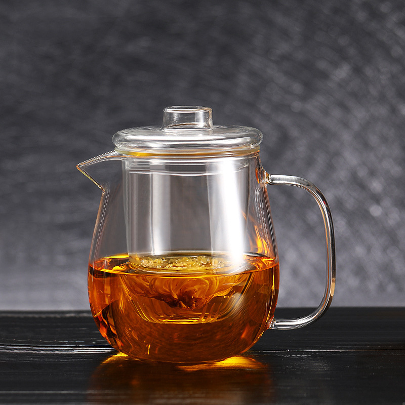 批发高硼硅玻璃泡茶壶家用茶水分离花茶壶耐高温煮茶器企鹅鸭嘴壶|undefined