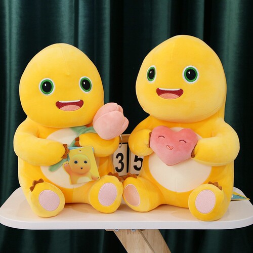 Genuine Milk Dragon Doll Plush Toy Same Dinosaur Doll Cartoon Claw Machine Doll Year of the Dragon Mascot