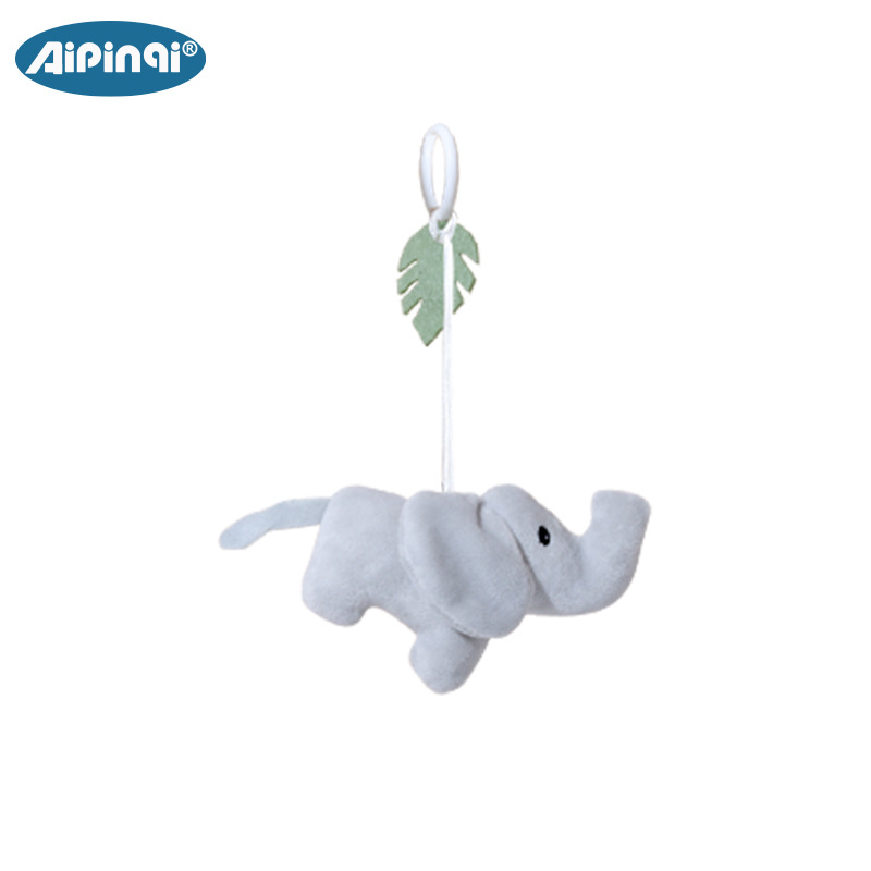 Colgante de elefante gris