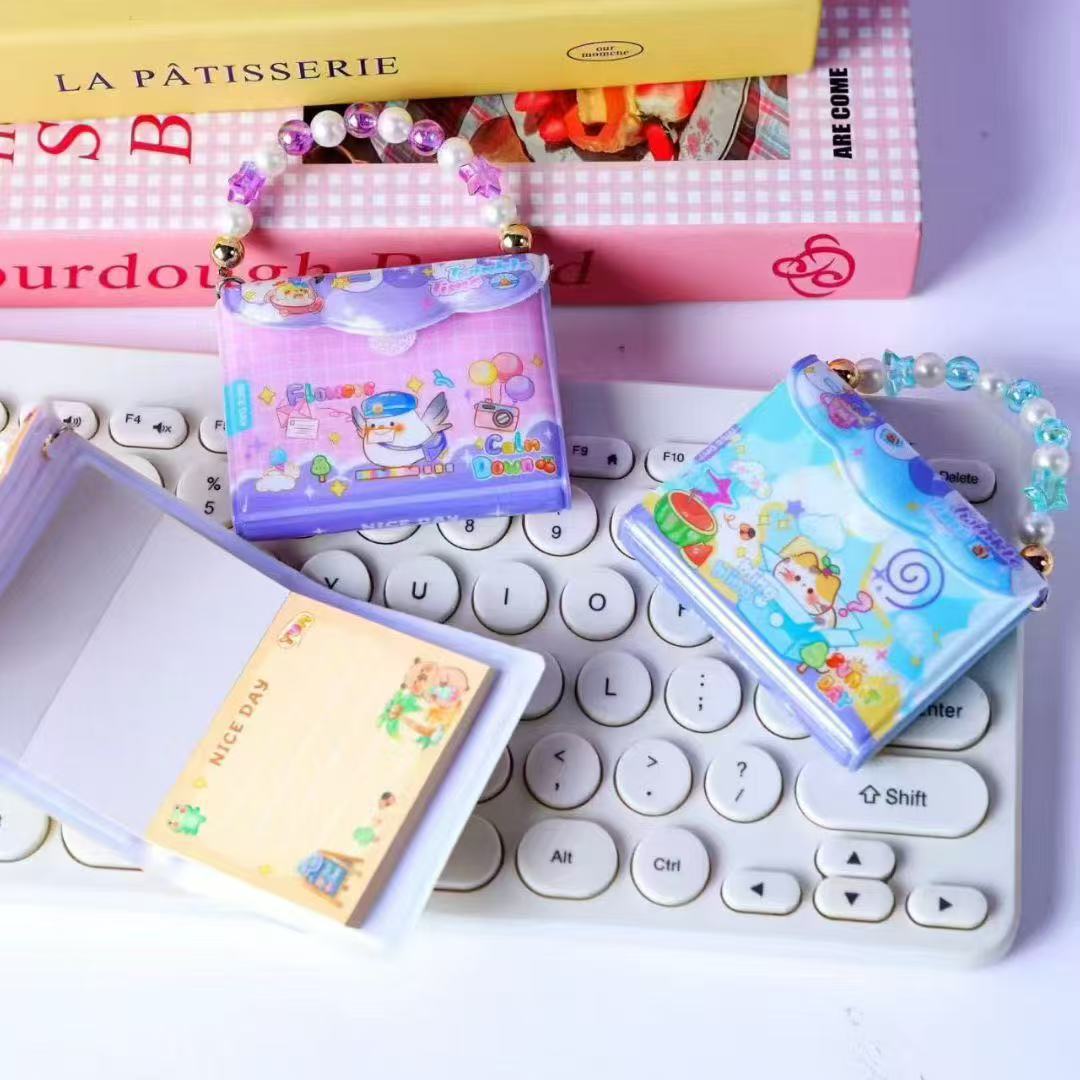 Bolsas de dibujos animados creativos, bolsas descomprimidas, cuadernos mini lindos, cuadernos de mano para estudiantes