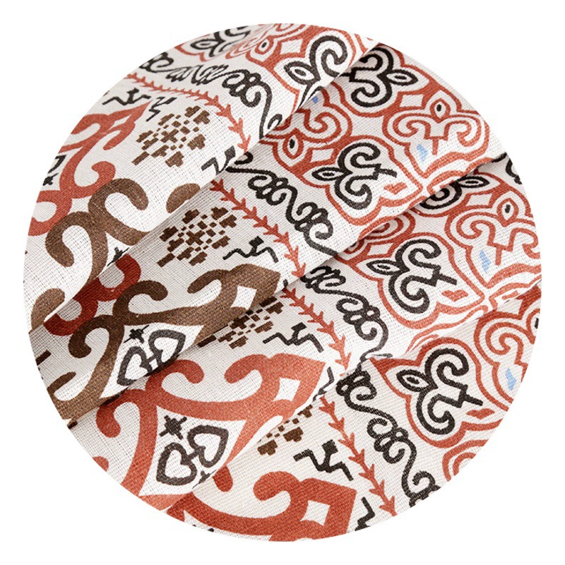 Оптовая продажа национальной ветровой серии льняная ткань из песка