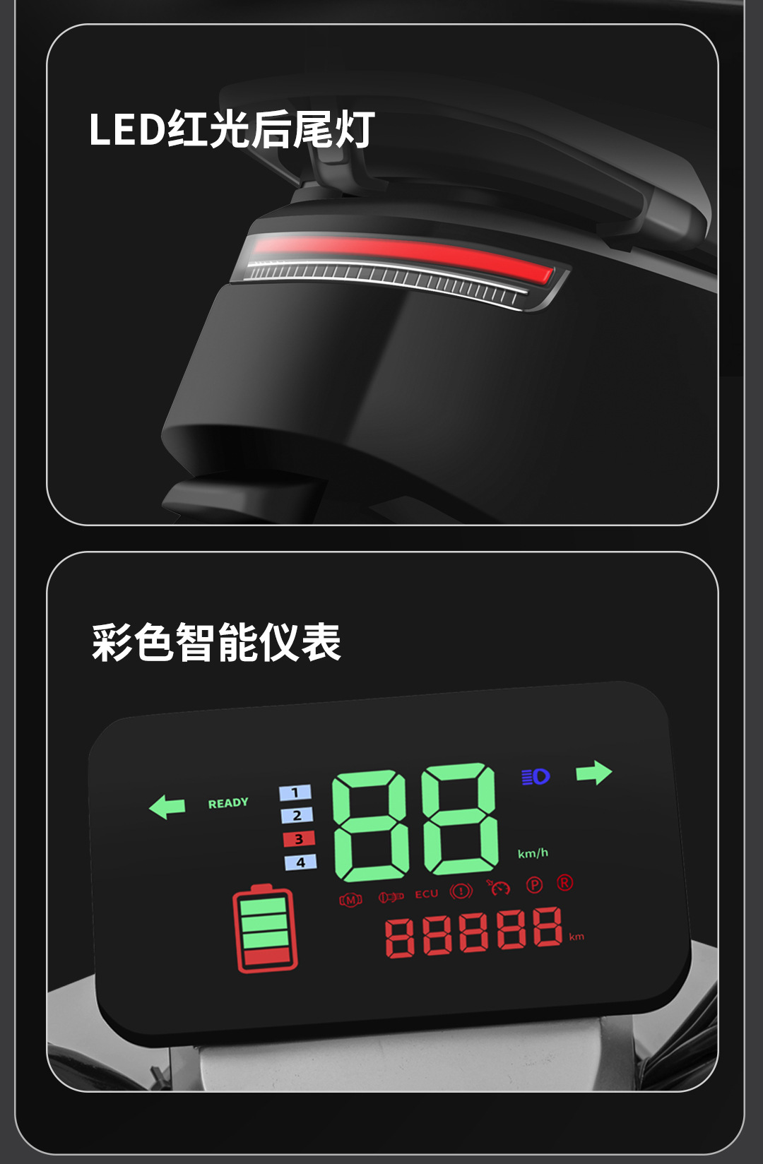 Suitable for New Electric Vehicles 72V Battery Vehicles for Adults, High-Speed Electric Motorcycles for Takeout, Special Long-Distance Running King