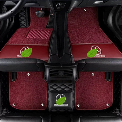Modelə uyğun ayaqaltı — for right-hand drive - class-a-double-layer-black-wine-red-silk-loop
