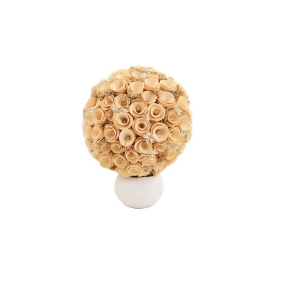 Wooden Flower Home Crafts Raw Materials Wooden Flower Rolls Wooden Flower Semi-Finished Products Christmas Tree Decoration Raw Materials Wooden Spinning Crafts