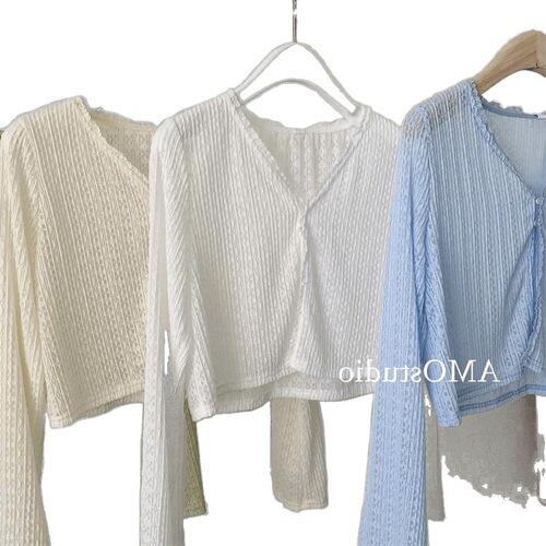 Summer Knit Lightweight Outerwear Shawl for Women, Long Sleeve Short Sleeve Sun Protection Jacket for Women, Stylish Crochet Lattice Open Top