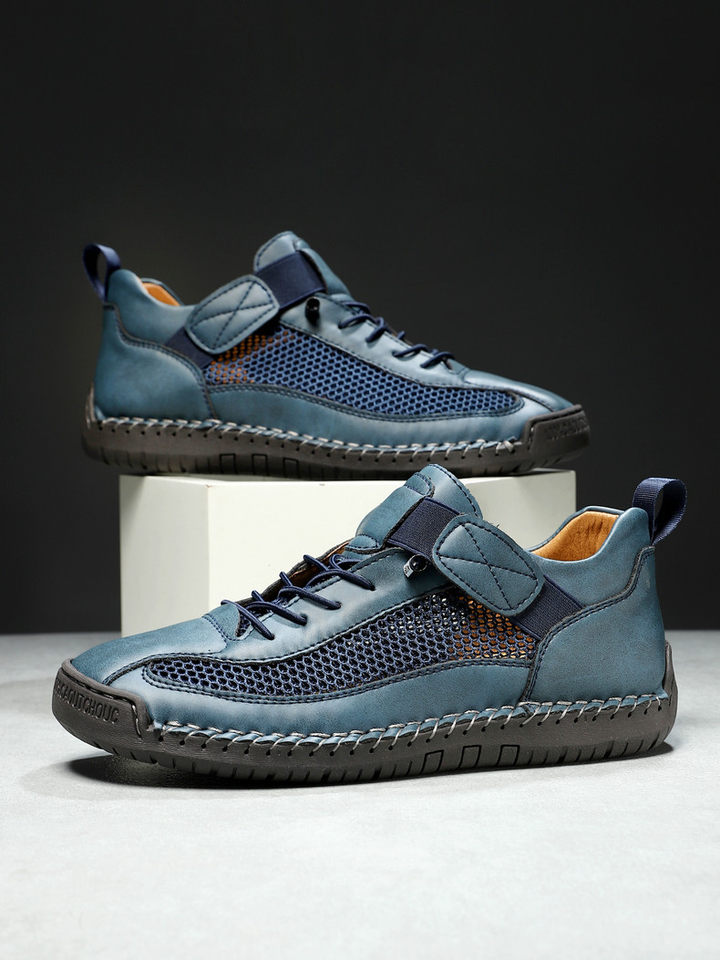 Giày thể thao lưới thoáng khí unisex form rộng phong cách năng động — 9889 màu kaki, 9889 màu trắng, 9889 màu xám, 9889 xanh da trời chi tiết 18