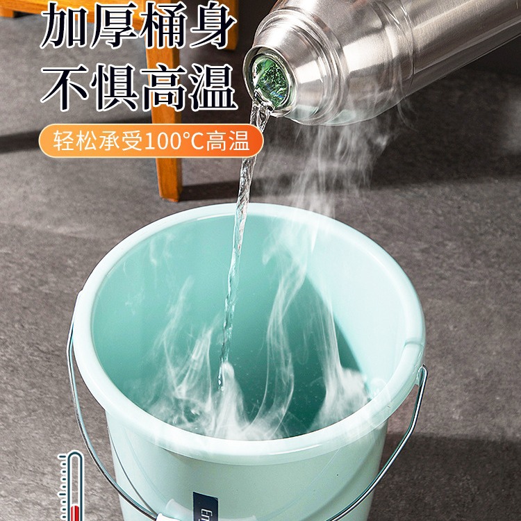 Capacious bucket for home use