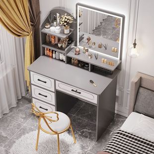 Dressing Table Bedroom Internet Celebrity Makeup Table Economical Simple Dressing Table Small Apartment Modern Nordic Light Luxury Dressing Cabinet
