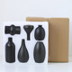 Black six-piece set (pearl cotton + inner box)