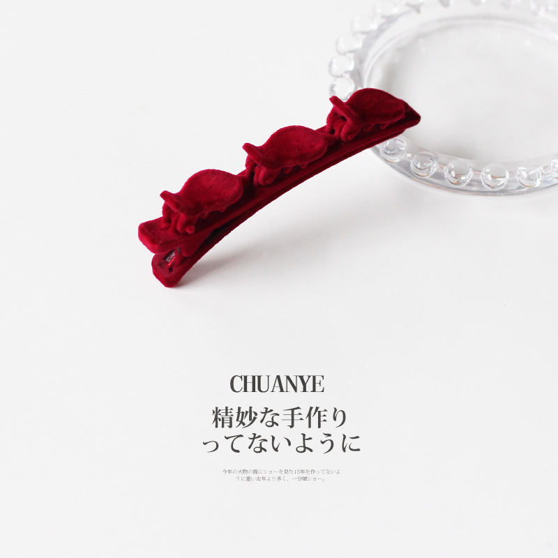 Plantas de cabello de princesa trenzada de cabello de artefacto de cabello de mujer lateral de cabello de cabello de mar de cabello de Año Nuevo tarjeta de cabello 2024 nuevo