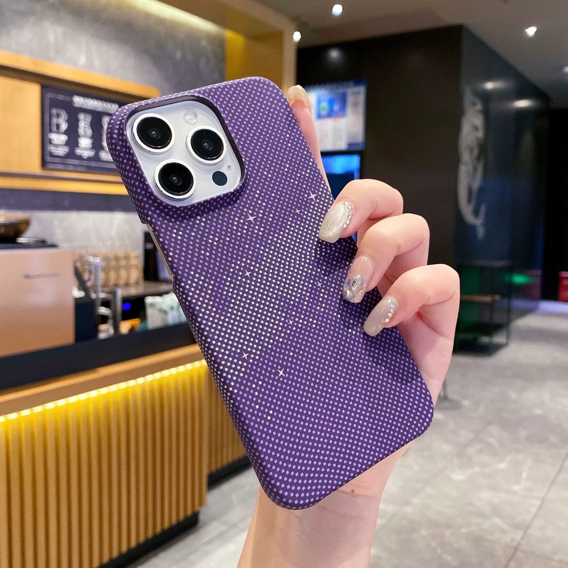 Чехол для телефона (совместимый с Apple) рисунок Cafera, ПК, магнитная опция, для iPhone 11–16
