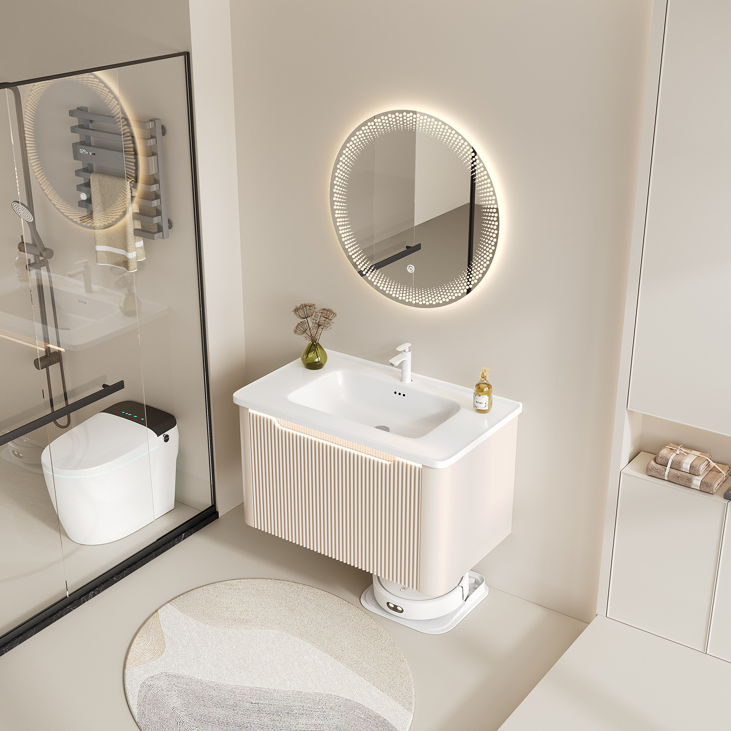 gabinete de baño cerámica integral lavabo inodoro cajón gabinete de baño lavabo