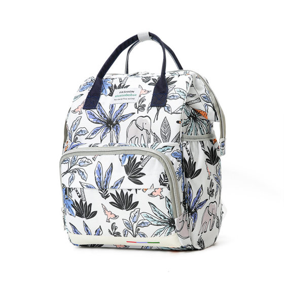 Cross-border Large-capacity Mummy Bag for Walking Baby Portable Waterproof Storage Bag Multi-functional Partition Bag for Baby and Mother